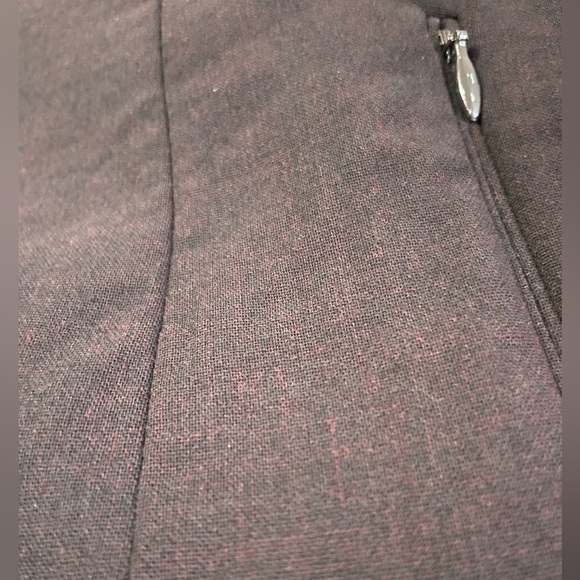 Akris Bergdorf Goodmans Deep Burgundy Wool Cigarette Pants - Picture 2 of 13